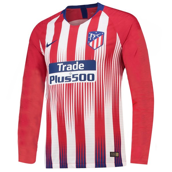 Camiseta Atletico Madrid Primera ML 2018-2019 Rojo